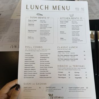 Mihana - Lunch menu - Japanese Near Me - Woodbury, New York Mihana - Lunch menu - Japanese Near Me - Woodbury, New York