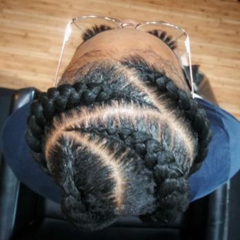 Enhance Braiding Salon - 4 feed in braids - Hair Salons Near Me - Orlando, Florida