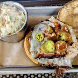 Palmyra Pub and Eatery - Rodeo Burger gluten free style