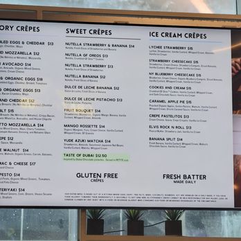 Stephanie’s Crepes - Menu - Creperies Near Me - Miami Beach, Florida Stephanie’s Crepes - Menu - Creperies Near Me - Miami Beach, Florida