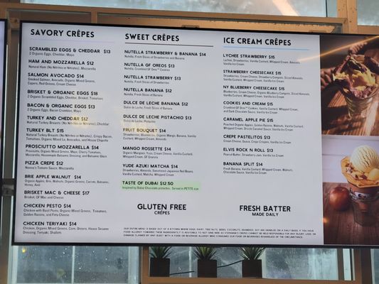 Menu photo 1 Stephanie’s Crepes Miami Beach, FL Menu photo 1 Stephanie’s Crepes Miami Beach, FL
