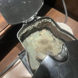 Coffee maker in the room with mold Coffee maker in the room with mold