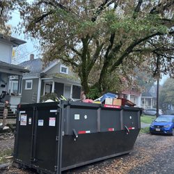 Oregon Recycling - House clean out. No problem. Our 20 yard dumpster can fit in tight/ small Portland streets.