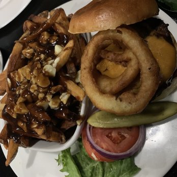 The Royal Oak - a burger and fries on a plate - Comfort Food Near Me - Whitby, Ontario The Royal Oak - a burger and fries on a plate - Comfort Food Near Me - Whitby, Ontario