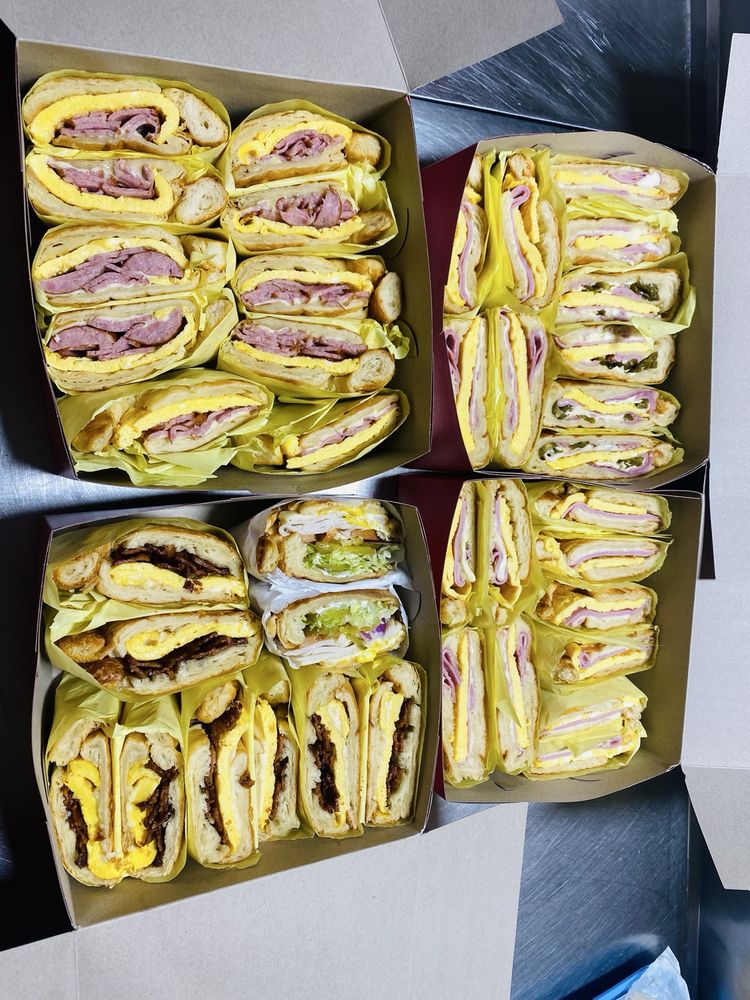 Mandilon Donuts & Water Logo