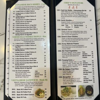 Ms Saigon Kitchen - Menu - Vietnamese Near Me - Issaquah, Washington