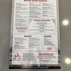 The Works Pizza - Menu