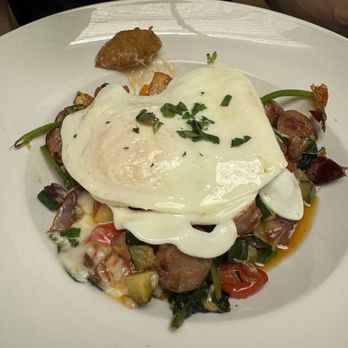 Gabriella Cafe - Vegetable and Chicken Apple Sausage Hash - New American Near Me - Santa Cruz, California Gabriella Cafe - Vegetable and Chicken Apple Sausage Hash - New American Near Me - Santa Cruz, California
