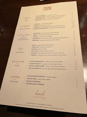 Menu photo 4 Trattoria Il Mulino Nashville, TN