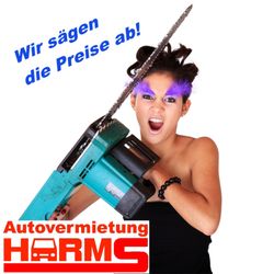 Autovermietung Harms - Wir sägen die Preise ab! PKW, Busse, Transporter und Anhänger unglaublich günstig mieten!