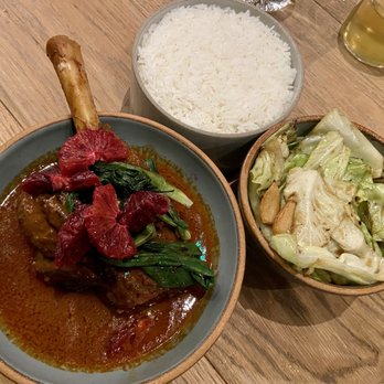 Nari - Gaeng Massaman Gae, Caramelized Fish Sauce Cabbage - Thai Near Me - San Francisco, California