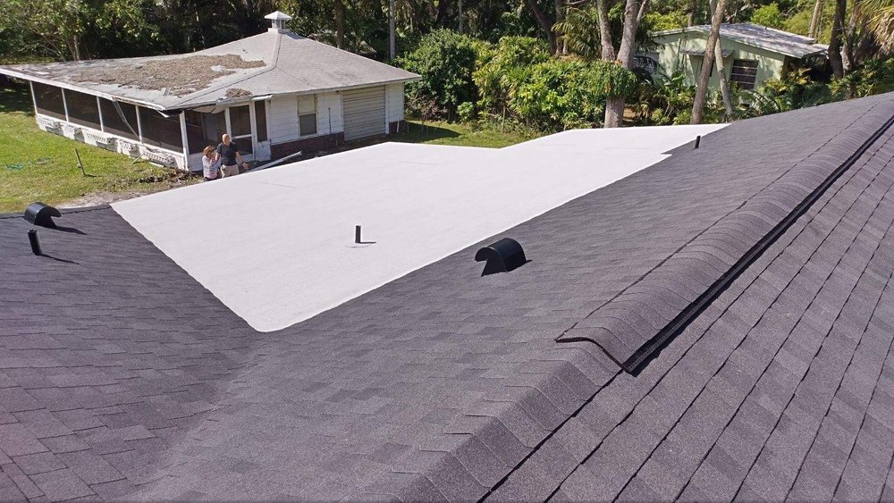 Slide of Weathered Roofing