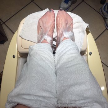 New Nails & Spa - Hot towels and paraffin. - Nail Salons Near Me - Lacey, Washington