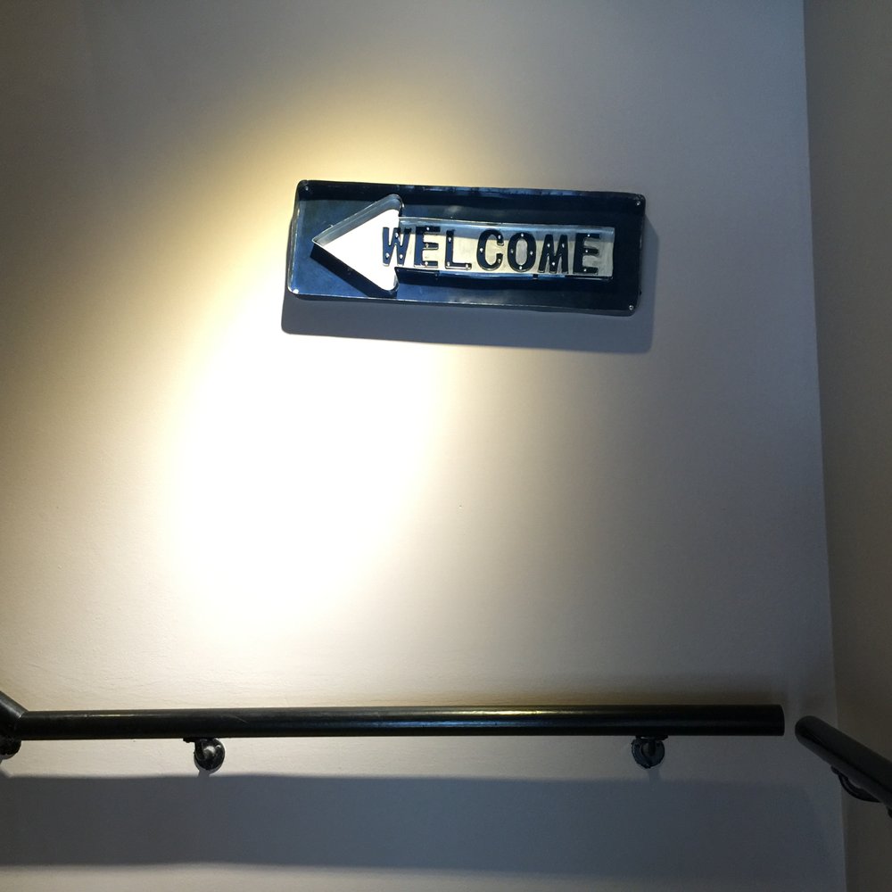 Enjoy Cafe 1 Plus1 - One-way Welcome sign in stairway~ - Cafes Near Me - Richmond, British Columbia Enjoy Cafe 1 Plus1 - One-way Welcome sign in stairway~ - Cafes Near Me - Richmond, British Columbia