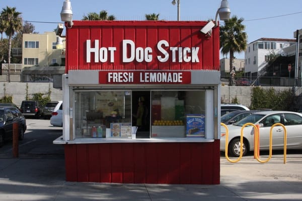 Hot Dog on a Stick by null