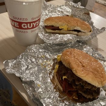Five Guys - Milkshake Milkshake Bacon Cheeseburger - American Near Me - Auburn, Maine Five Guys - Milkshake Milkshake Bacon Cheeseburger - American Near Me - Auburn, Maine