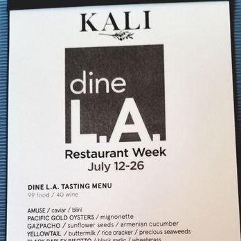 Kali Steak - 2019 DineLA #4: July Summer Edition - $99 Dinner Menu. - Steakhouses Near Me - Los Angeles, California Kali Steak - 2019 DineLA #4: July Summer Edition - $99 Dinner Menu. - Steakhouses Near Me - Los Angeles, California