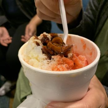 Emily's Snow Cones and Fruits - Watermelon, mango, banana, with candied caramelized coconut - Ice Cream & Frozen Yogurt Near Me - Springfield, Virginia Emily's Snow Cones and Fruits - Watermelon, mango, banana, with candied caramelized coconut - Ice Cream & Frozen Yogurt Near Me - Springfield, Virginia