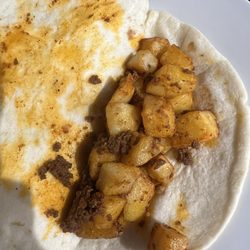 Chela's Tacos - Chorizo con papa