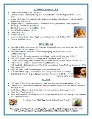 Menu photo 1 Nook on Heller Newcomerstown, OH Menu photo 1 Nook on Heller Newcomerstown, OH