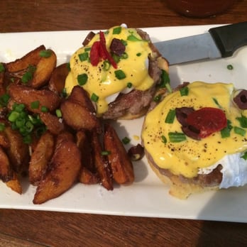 Yolks - Special of the day, eggs Benedict and side of lemon truffle hashbrowns - Breakfast & Brunch Near Me - Vancouver, British Columbia Yolks - Special of the day, eggs Benedict and side of lemon truffle hashbrowns - Breakfast & Brunch Near Me - Vancouver, British Columbia