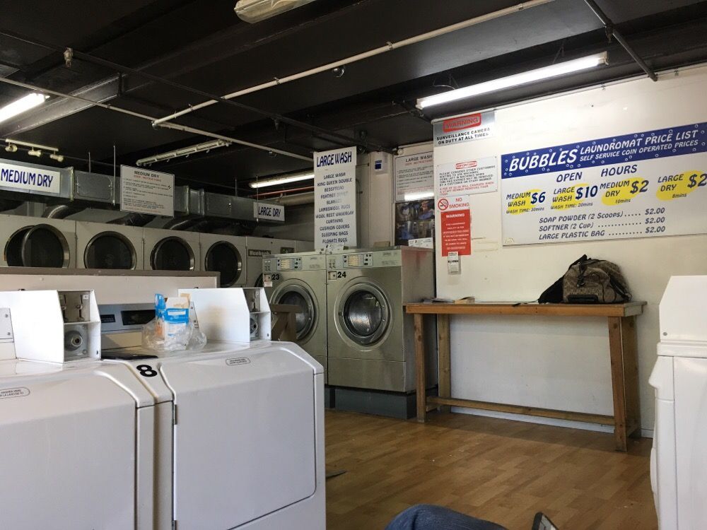 BUBBLES LAUNDROMAT 137 Hobson St, Auckland, New Zealand Laundromat