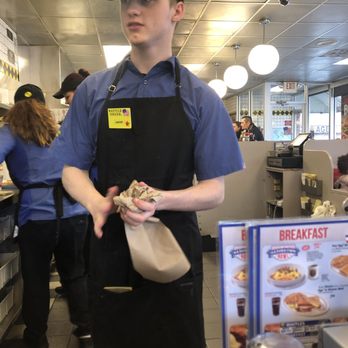 Waffle House - Northgate Dr - This is hunter our waiter he was very helpful always attentive of anything we needed if you do come to this Waffle House ask for him - Breakfast & Brunch Near Me - Irving, Texas