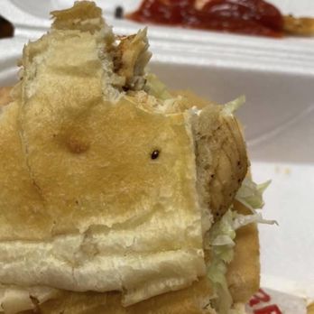 Po Boy Express - That small black spot is a bug. - Seafood Near Me - Baton Rouge, Louisiana Po Boy Express - That small black spot is a bug. - Seafood Near Me - Baton Rouge, Louisiana
