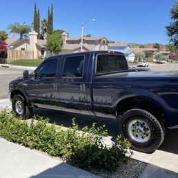 2001 F250 beautifully restored by Gary's Collision.  So pleased!
