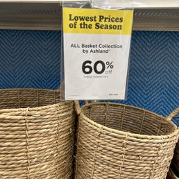 Baskets on sale!