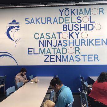 Yoki Express - Inside the restaurant - Sushi Bars Near Me - Boston, Massachusetts