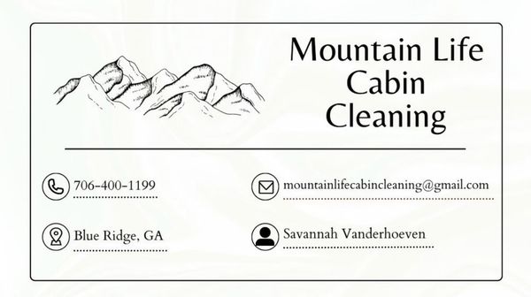 MOUNTAIN LIFE CABIN CLEANING - Updated January 2025 - 25 Photos - Blue