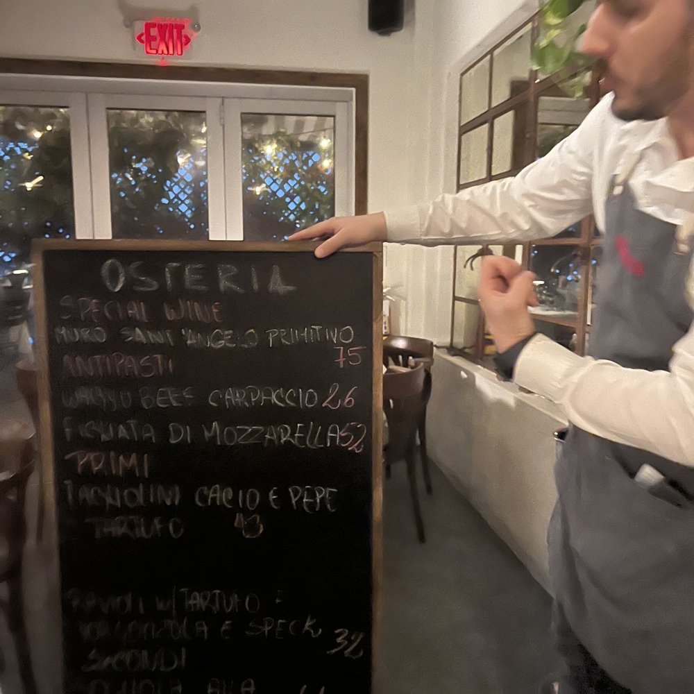Osteria - Specials - Italian Near Me - Miami, Florida