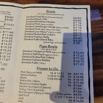 Guava Smoked - Inside page 2 of to go menu - Barbeque Near Me - Honolulu, Hawaii Guava Smoked - Inside page 2 of to go menu - Barbeque Near Me - Honolulu, Hawaii