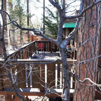Idyllwild Inn - Picture of our deck from opposite cabin deck - Hotels Near Me - Idyllwild, California Idyllwild Inn - Picture of our deck from opposite cabin deck - Hotels Near Me - Idyllwild, California