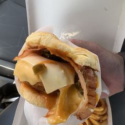 Hot Ones Buffalo Chick-n-tater Melt