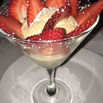 Osteria Vecchio Piemonte - Chocolate mouse with strawberry - Italian Near Me - Miami, Florida Osteria Vecchio Piemonte - Chocolate mouse with strawberry - Italian Near Me - Miami, Florida