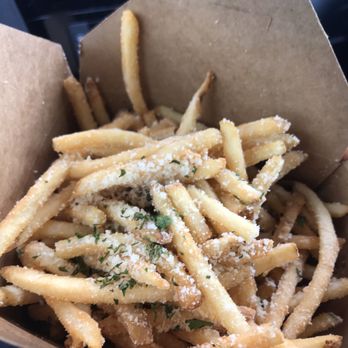 Zero Degrees - Truffle Parmesan fries - Coffee & Tea Near Me - Houston, Texas Zero Degrees - Truffle Parmesan fries - Coffee & Tea Near Me - Houston, Texas