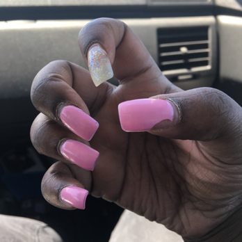 Fancy Nails - After 1 week - Nail Salons Near Me - Las Vegas, Nevada