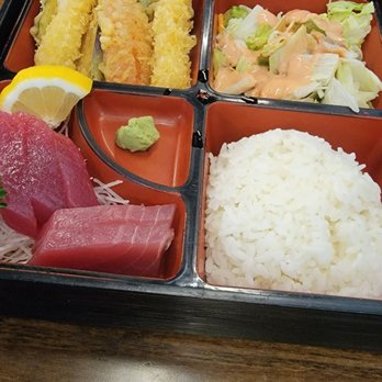 Kenko Ya - All ahi, shrimp/vegetable tempura, rice, thousand island dressing salad. Combination of 2 Meals - Japanese Near Me - Kaneohe, Hawaii Kenko Ya - All ahi, shrimp/vegetable tempura, rice, thousand island dressing salad. Combination of 2 Meals - Japanese Near Me - Kaneohe, Hawaii