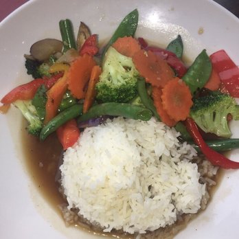 Kindee Thai Restaurant - Vegetable Stir-Fry: Broccoli, Red Bell Pepper, Red Onion, Green Bean, Carrot, Eggplant, Snow Peas, Garlic ($13) - Thai Near Me - Minneapolis, Minnesota Kindee Thai Restaurant - Vegetable Stir-Fry: Broccoli, Red Bell Pepper, Red Onion, Green Bean, Carrot, Eggplant, Snow Peas, Garlic ($13) - Thai Near Me - Minneapolis, Minnesota