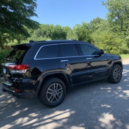 Just had our Jeep and the Tundra windows tinted!! Wow!