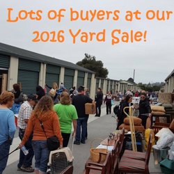 Prunedale Self Storage - We have a yearly "yard sale" for our tenants.