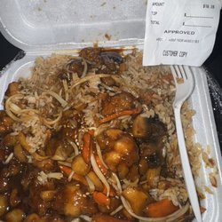 Teriyaki Chicken and "fried rice"