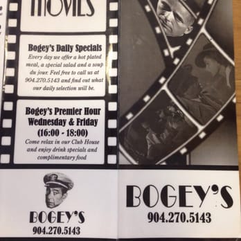 Bogey's Restaurant - The menu - American Near Me - Jacksonville, Florida Bogey's Restaurant - The menu - American Near Me - Jacksonville, Florida