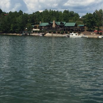 Bear Creek Marina & Restaurant - a view of the marina from the water - New American Near Me - Nebo, North Carolina Bear Creek Marina & Restaurant - a view of the marina from the water - New American Near Me - Nebo, North Carolina