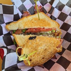 Saltwater Farm Market & Café - BLT on gluten-free bread