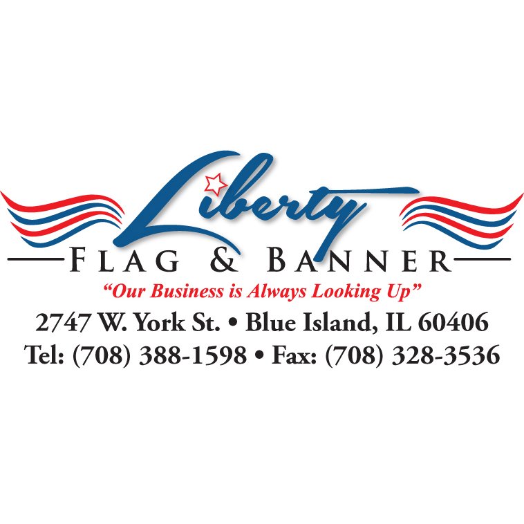 Liberty Flag & Banner Logo