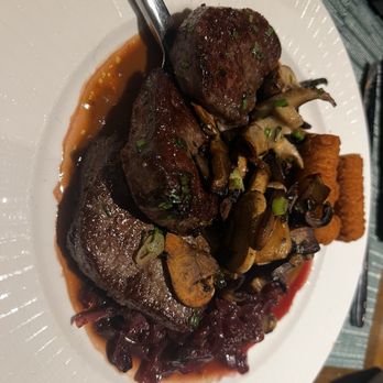 Spargel On 9 - Venison medallions - German Near Me - Queensbury, New York