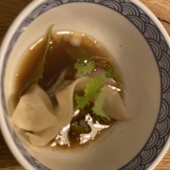 Berbena - Ox Tail Gyoza with broth is heavenly - Coffee & Tea Near Me - Barcelona, B